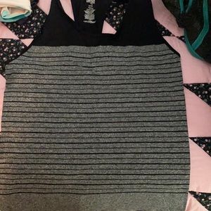 grey stripped tank